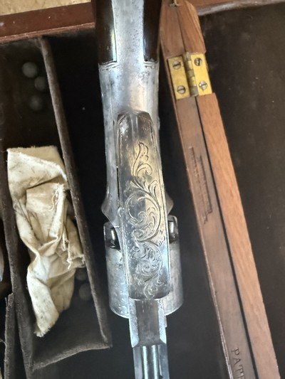 Pettengill Revolver Presentation Silver Plated and Engraved in Kidder Case - Image 10 of 15