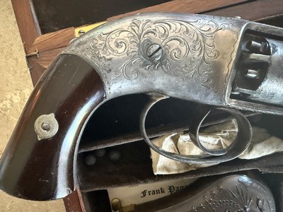 Pettengill Revolver Presentation Silver Plated and Engraved in Kidder Case - Image 8 of 15