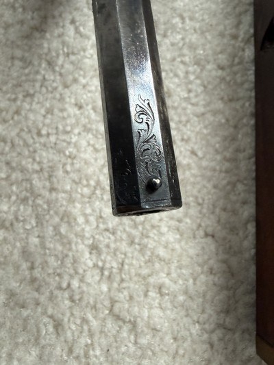 Pettengill Revolver Presentation Silver Plated and Engraved in Kidder Case - Image 3 of 15