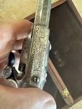 Pettengill Revolver Presentation Silver Plated and Engraved in Kidder Case - Image 12 of 15