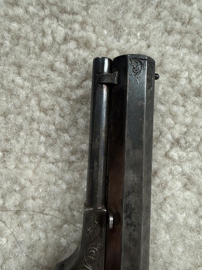 Pettengill Revolver Presentation Silver Plated and Engraved in Kidder Case - Image 4 of 15