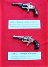 2 Colt 1800's Revolvers in a Lockable Display Case- 1 of 15