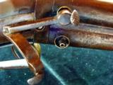 Antique O/U Mule Ear Side Bar Hammer Rifle Shotgun Percussion Combo - 7 of 15