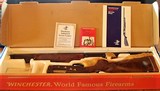 NIB Grade 5 Engraved Winchester Model 12 Trap with B Carved Wood includes Shipping Carton - 2 of 15