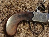 Antique English Flintlock Derringer by Henry Nock of London - 2 of 15