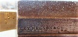 Beautiful Tiger Stripe Antique Percussion 40 Cal. rifle DST Maker marked - 9 of 15