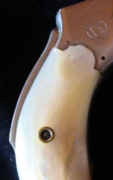 Pristine Smith & Wesson 2nd Mod. Nickel Pearl Grips Lemon Squeezer - 3 of 15