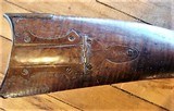 2 Antique American Tiger Stripe 52 cal Rifles Same Maker - 11 of 15