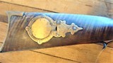 2 Antique American Tiger Stripe 52 cal Rifles Same Maker - 3 of 15