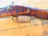 Antique Tiger Stripe Full Stock 32 cal Percussion Squirrel Rifle - 12 of 15