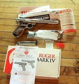 New Ruger MK IV Stainless Steel Target Hunter Fluted Barrel - 1 of 9