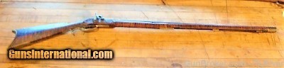 Antique Tiger Stripe Full Stock 32 cal. Squirrel Rifle