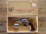 New in Box Colt Nickel Frontier Scout Convertiable 22 NIB - 1 of 15