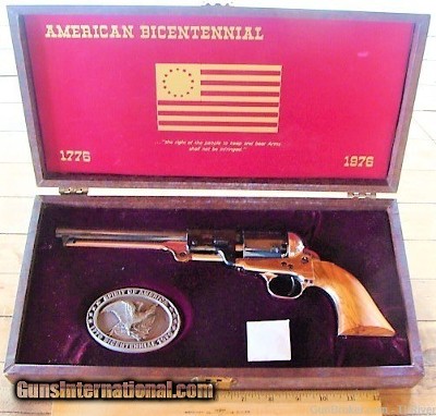 1976 High Standard Commemorative Pistol w/Presentation Box & Belt Buckle