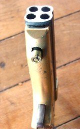 Antique 22 cal Sharps 4 Barrel Pepper Box Derringer in Fake Book - 11 of 15