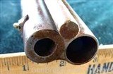 Antique Mule Ear Side Bar Hammer Over Under Combo Rifle Shotgun - 13 of 15