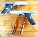 2 New Colt 22 Target Pistols Matched Pair in Colt Presentation Case - 7 of 15