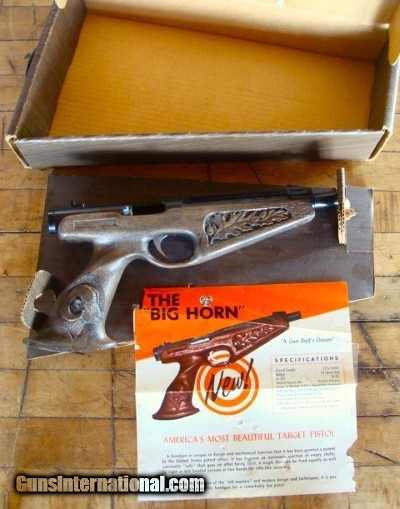 BIG HORN Target Pistol New in Box with Papers Single Shot No Reserve