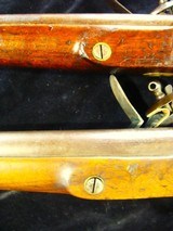 Pair(2) Flintlock Sea Service Pistols, British Pattern Dutch Excellent Condition Antique - 7 of 10