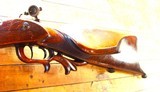 Ornate Antique German Single Shot Rifle Zimmerstutzen Parlor Rifle Black Forest Wood Carved Stock - 14 of 15