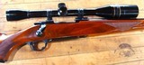 220 Swift Ruger 77 Hvy. Varmint Red Pad Tang Safety Leupold 24X Target all in Excellent Condition - 4 of 14