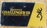 Browning Challenger III NIB 1983 Mfg. 22 Semi-Auto New in Factory Box - 12 of 15