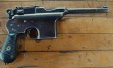 Mauser Type Broom Handle Astra 900 Pistol with Holster Excellent Working Condition Broomhandle - 3 of 14