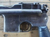 Mauser Type Broom Handle Astra 900 Pistol with Holster Excellent Working Condition Broomhandle - 10 of 14