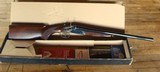 New Coach Gun Deluxe Diamond Grade Circassian Walnut Color Case 12 ga. Hammer Gun Khan