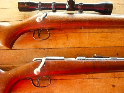 2 Colt Bolt Action Rifles 22 & 22 mag Rare Colteer Model