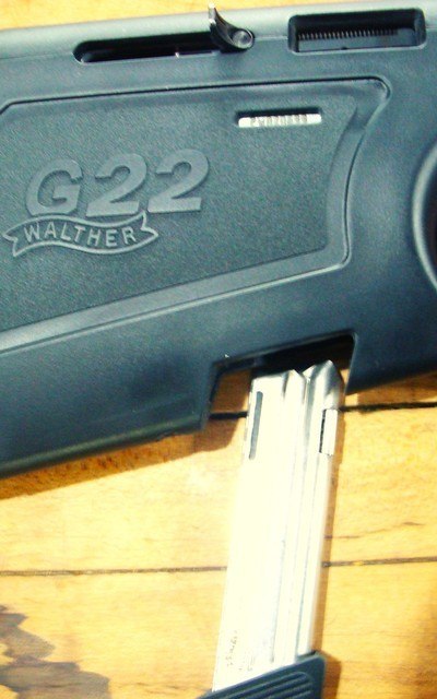 Walther Bullpup Rifle with Case, Walther 3x9 scope & Walther factory laser 22 cal. G22 - Image 5 of 15