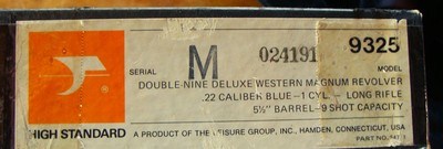 New High Standard Double Nine Convertible New In Box - Image 11 of 14
