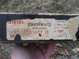 belguim browning a5 light 12 nib unfired - 2 of 11