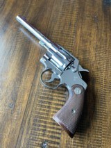 Colt Official Police .22LR 6” Nickel - 2 of 15