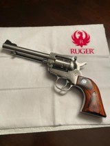 Ruger New Model Single-Six .22LR/.22WMRF Revolver 5-1/2” Convertible Stainless Steel - 3 of 8