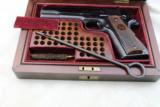 1949 Colt Super 38 Automatic Pistol 1911 3rd Model w/ custom wood case - 11 of 15