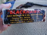 3 Screw (1966) Ruger Blackhawk, .357 mag. w/box - 12 of 12