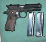LLAMA--22 CALIBER 1911 STYLE--TWO MAGAZINES--MADE 1954 plus years--EXCELLENT CONDITION,HAS BEEN SERVICED & TEST FIRED-- - 4 of 8