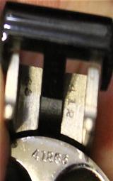 SMITH & WESSON--PREFECTED--.38 FIVE SHOT-- DOUBLE LOCKED TOP BREAK--NICKEL -- TARGET 2 SCREW GRIPS--MADE 1909 --- 15 of 16