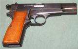 BROWNING HI POWER-BOX-PAPERWORK-CLEANING ROD-SHEEPSKIN POUCH,MARKED,-one magazine - 1 of 19