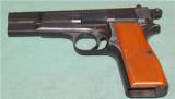 BROWNING HI POWER-BOX-PAPERWORK-CLEANING ROD-SHEEPSKIN POUCH,MARKED,-one magazine - 3 of 19