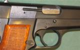 BROWNING HI POWER-BOX-PAPERWORK-CLEANING ROD-SHEEPSKIN POUCH,MARKED,-one magazine - 9 of 19