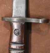 WINCHESTER MODEL 1917-M1917-30/06-- Original BAYONET & LEATHER SHEATH - 10 of 16
