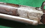 ADOLF LOESCHE / SCHROT = GERMAN = 16 ga. over 7 mm = Relief Engraving = BoxLock = Numbers Match = Wood Excellent = - 2 of 15