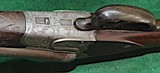 ADOLF LOESCHE / SCHROT = GERMAN = 16 ga. over 7 mm = Relief Engraving = BoxLock = Numbers Match = Wood Excellent = - 8 of 15