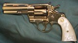 COLT=1968=PYTHON=STUNNING GOLD=ESTATE AUCTION FIND=PEARLITE COLT LOGOED GRIPS=FOUR (4) INCH=no box, papers,or letter - 5 of 15