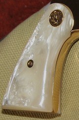 COLT=1968=PYTHON=STUNNING GOLD=ESTATE AUCTION FIND=PEARLITE COLT LOGOED GRIPS=FOUR (4) INCH=no box, papers,or letter - 14 of 15