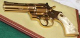 COLT=1968=PYTHON=STUNNING GOLD=ESTATE AUCTION FIND=PEARLITE COLT LOGOED GRIPS=FOUR (4) INCH=no box, papers,or letter - 6 of 15