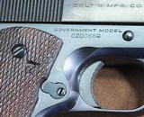 1941=COLT GOVERNMENT MODEL = 1911A1 = Very Special Gun = Box = Manual = Two Tone Factory Magazine = N.M. Barrel = Target Sights - 10 of 14