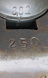 ERFURT = KL or KI = "Konzentration Lager" = Reworked as per HITLER orders = 1933 = Various Arsenal rework proofs = All matching # = 9mm = Bl - 14 of 15